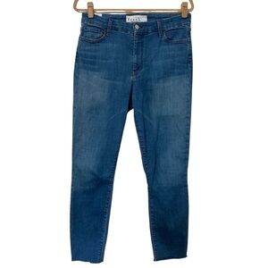 Frank & Eileen Sligo Skinny Jean Women’s 31 Raw Hem Stretch Blue